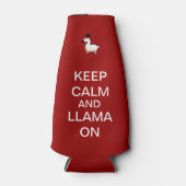 Behalt von Calm und Llama auf Flaschenkühler (Vorderseite)