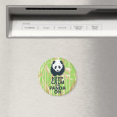 Behalt von Calm und Panda auf Original Design Prin Magnet (In Situ (Geschirrspüler))