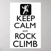 Behalt von Calm und Rock Climb Poster (Vorne)