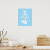 Behalt von Calm und Rock On Print oder Poster (Küche)