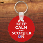 Behalt von Calm und Scooter auf Schlüsselanhänger (Vorderseite)