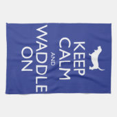 Behalt von Calm und Waddle Geschirrtuch (Horizontal)