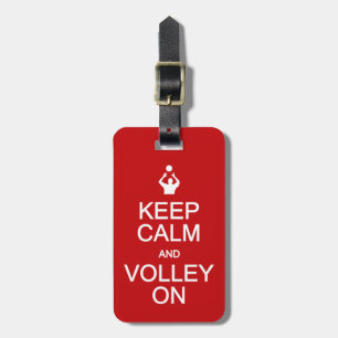 Behalt von Calm & Volley Auf Gepäckanhänger