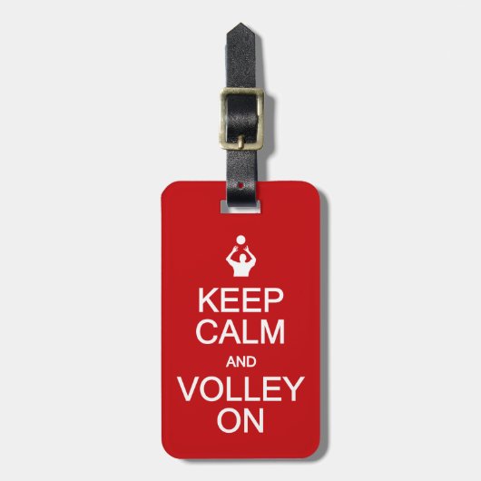 Behalt von Calm & Volley Auf Gepäckanhänger (Vorderseite vertikal)
