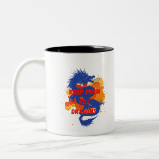 Behalt von Drachen Zweifarbige Tasse
