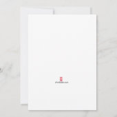 Behalt von Kalk- und Prozessdarlehen Dankeskarte (Rückseite)