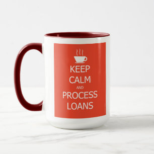 Behalt von Kalk- und Prozessdarlehen Tasse