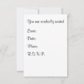 Behalt von Kalk und Wein Einladung (Rückseite)