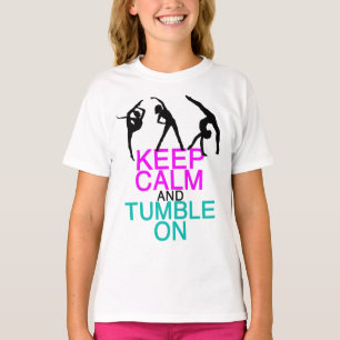 Behalt von Ruhe auf Gymnastik T-Shirt
