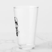 Behalt von Ruhe Bleibe Zuhause-Arbeit schwer Glas (Links)