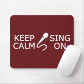 Behalt von Ruhe & Sing auf Farbmousepad Mousepad (Mit Mouse)