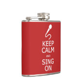 Behalt von Ruhe & Sing auf individueller Flasche Flachmann (Rechts)