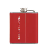 Behalt von Ruhe & Sing auf individueller Flasche Flachmann (Rückseite)