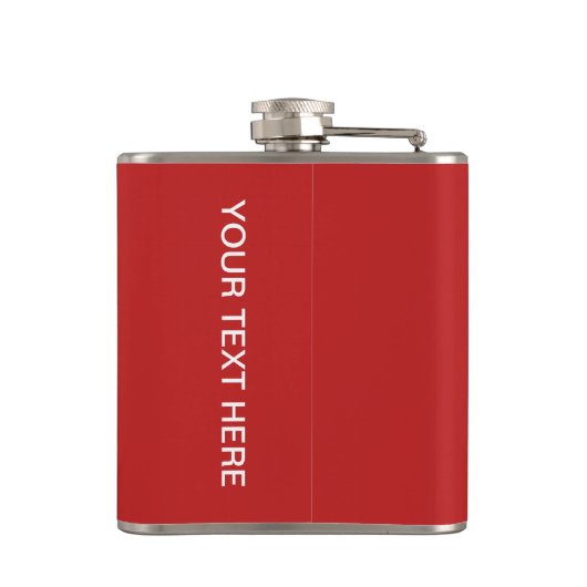 Behalt von Ruhe & Sing auf individueller Flasche Flachmann (Rückseite)