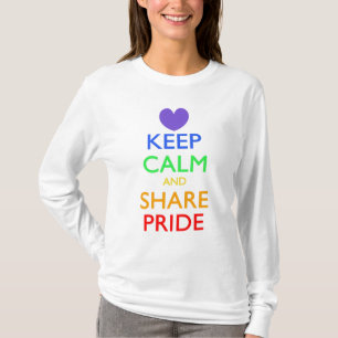 Behalt von Ruhe und Aktie T-Shirt