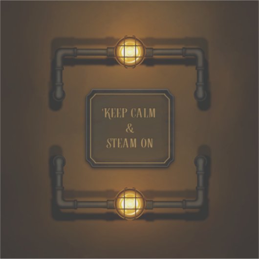 "Behalt von Ruhe und Dämpfung" Aufkleber (Vorderseite)