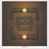 "Behalt von Ruhe und Dämpfung" Aufkleber (Blatt)