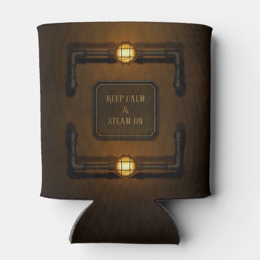 "Behalt von Ruhe und Dämpfung" Dosenkühler (Rückseite)