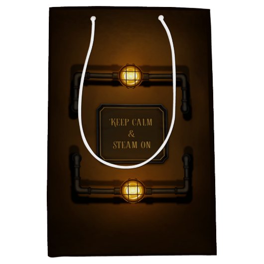 "Behalt von Ruhe und Dämpfung" Mittlere Geschenktüte (Vorderseite)