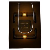 "Behalt von Ruhe und Dämpfung" Mittlere Geschenktüte (Rückseite)