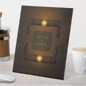 "Behalt von Ruhe und Dämpfung" Sockelschild (In Situ)