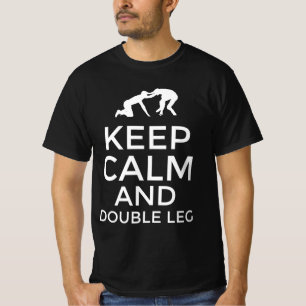 Behalt von Ruhe und Doppelfuß T-Shirt