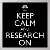 Behalt von Ruhe und Forschung zur Genealogie Poster (Vorne)