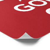 Behalt von Ruhe und Golf auf Druck Poster (Ecke)