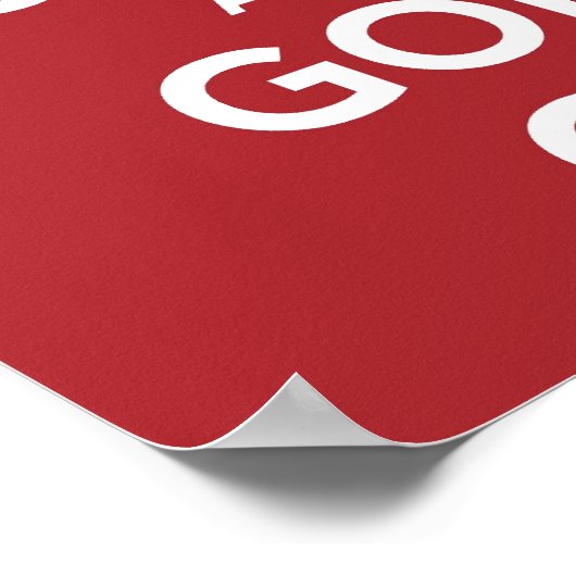 Behalt von Ruhe und Golf auf Druck Poster (Ecke)