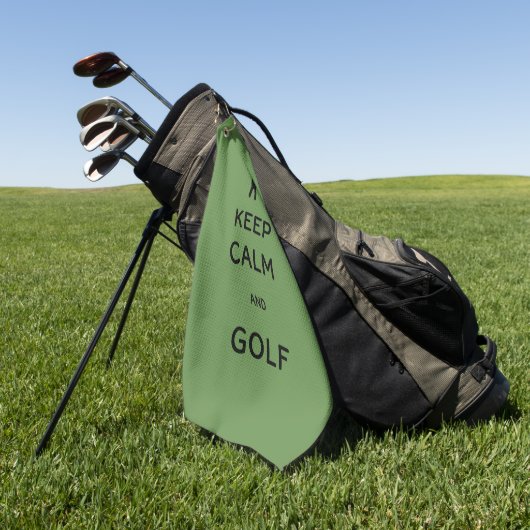 Behalt von Ruhe und Golf Golfhandtuch (Gras)