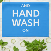 Behalt von Ruhe und Handwaschmittel auf - Waschhyg Geschirrtuch (Gefaltet)