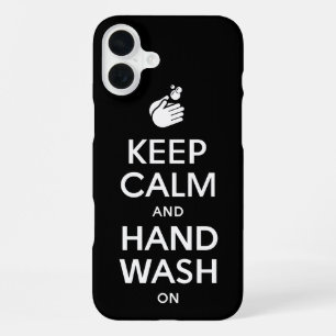 Behalt von Ruhe und Handwaschmittel auf - Waschhyg iPhone 16 Plus Hülle