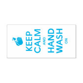 Behalt von Ruhe und Handwaschmittel auf - Waschhyg Permastempel (Design)