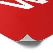 Behalt von Ruhe und Handwaschmittel auf - Waschhyg Poster (Ecke)