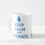 Behalt von Ruhe und Hydrat Kaffeetasse (Vorderseite Links)