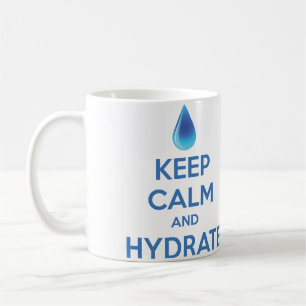 Behalt von Ruhe und Hydrat Kaffeetasse