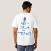 Behalt von Ruhe und Hydrat T-Shirt (Schwarz voll)