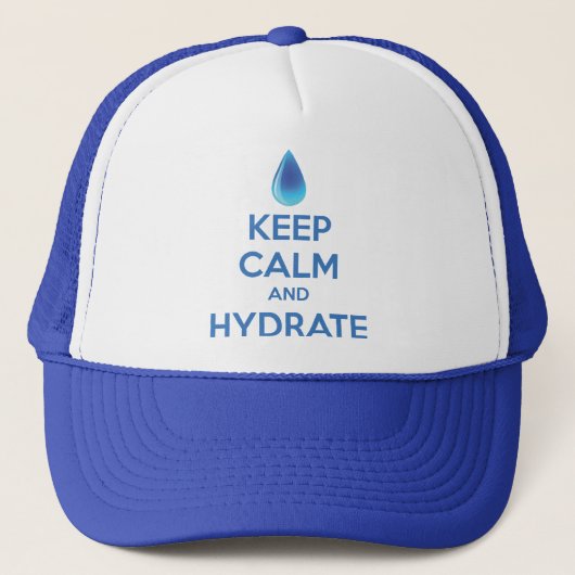 Behalt von Ruhe und Hydrat Truckerkappe (Vorderseite)