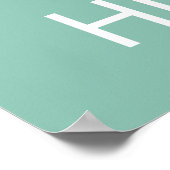 Behalt von Ruhe und Liebe Hippos Print Hippopotamu Poster (Ecke)