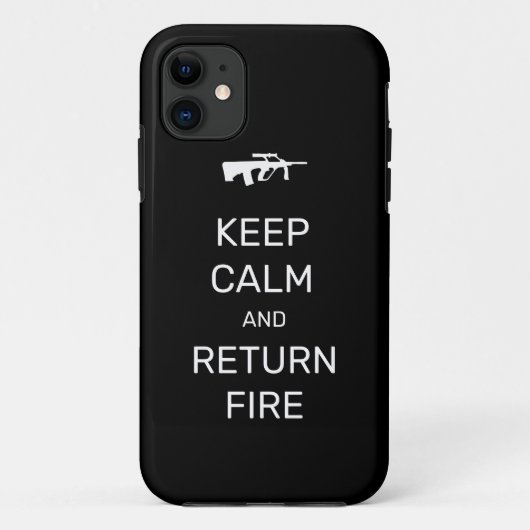 Behalt von Ruhe und Rückschlag Case-Mate iPhone Hülle (Rückseite)