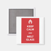 Behalt von Ruhe und Schmelz Magnet (Vorderseite/Rückseite)