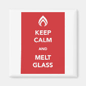 Behalt von Ruhe und Schmelz Magnet (Vorne)