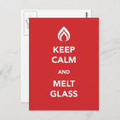 Behalt von Ruhe und Schmelz Postkarte (Vorne/Hinten)