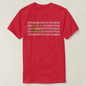 Behalt von Ruhe und Sequenzen IT Bioinformatik Gen T-Shirt (Design vorne)