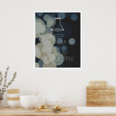 Behalt von Ruhe und Studium der Chemie Poster (Küche)