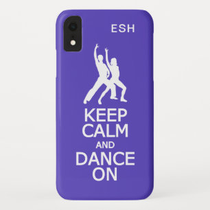 Behalt von Ruhe und Tanz auf individuellem Mongram Case-Mate iPhone Hülle