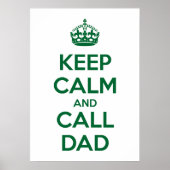 Behalt von Ruhe und Vater Poster (Vorne)