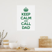 Behalt von Ruhe und Vater Poster (Küche)