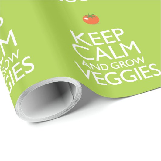 Behalt von Veggies Geschenkpapier (Rolleneckpunkt)