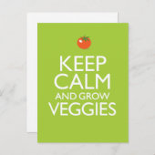 Behalt von Veggies Postkarte (Vorne/Hinten)